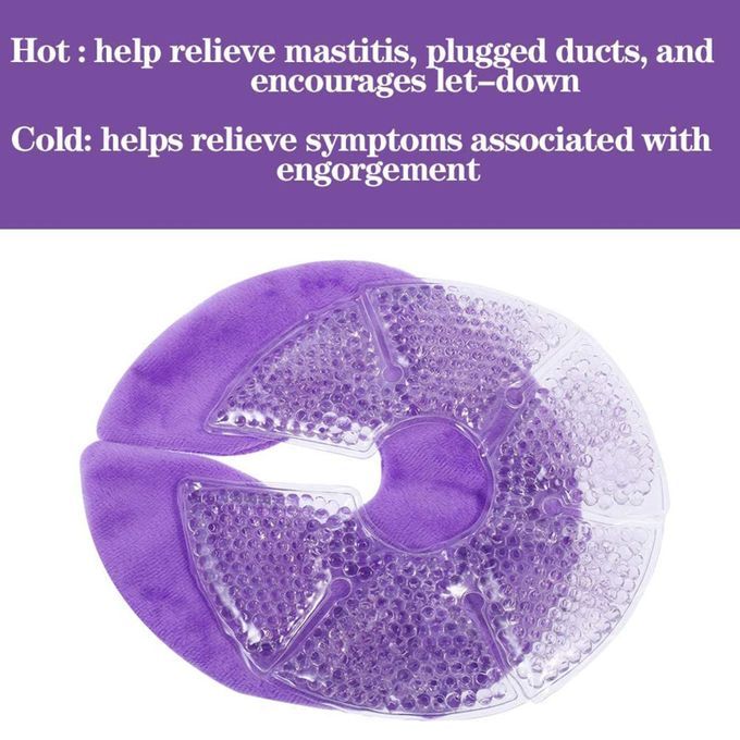 4 Pieces 4x Reusable Bead Ice  Pack Hot Cold Massager For Nursing
