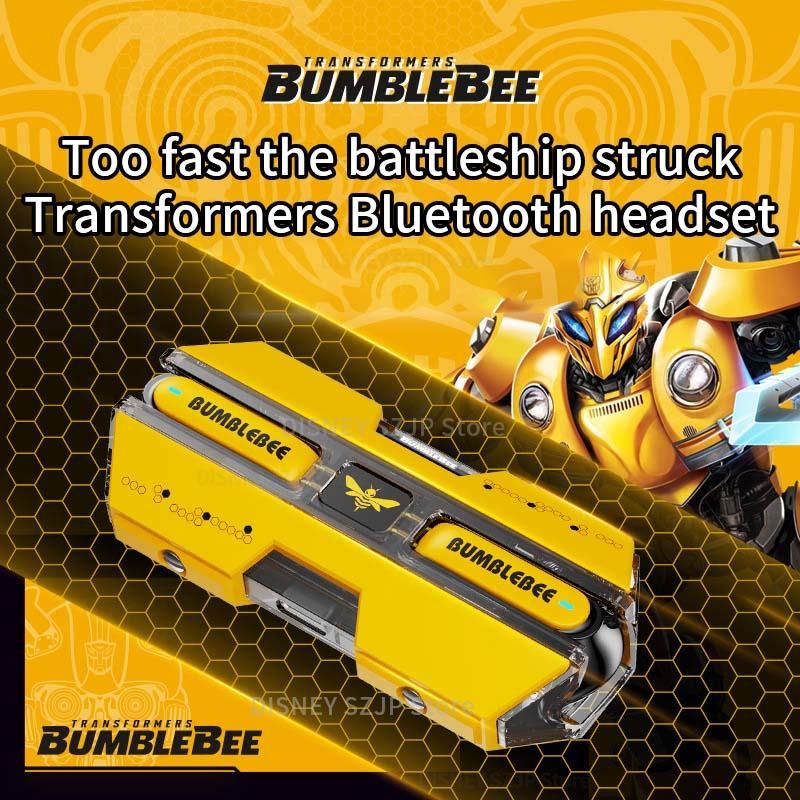 Disney Marvel Wireless Bluetooth 5.3 Headset Bumblebee TF-T01 Gaming Headphone HIFI Stereo Sound Earphones Long Standby