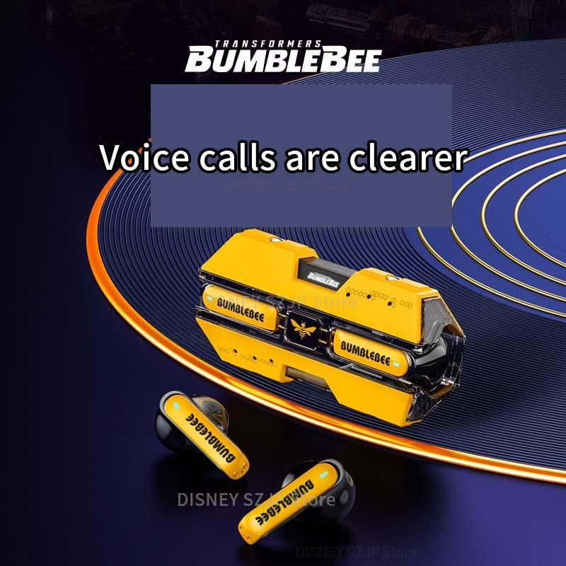 Disney Marvel Wireless Bluetooth 5.3 Headset Bumblebee TF-T01 Gaming Headphone HIFI Stereo Sound Earphones Long Standby