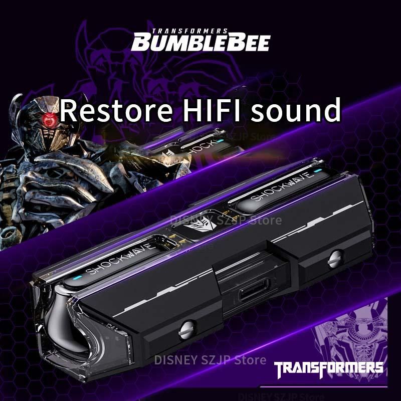 Disney Marvel Wireless Bluetooth 5.3 Headset Bumblebee TF-T01 Gaming Headphone HIFI Stereo Sound Earphones Long Standby
