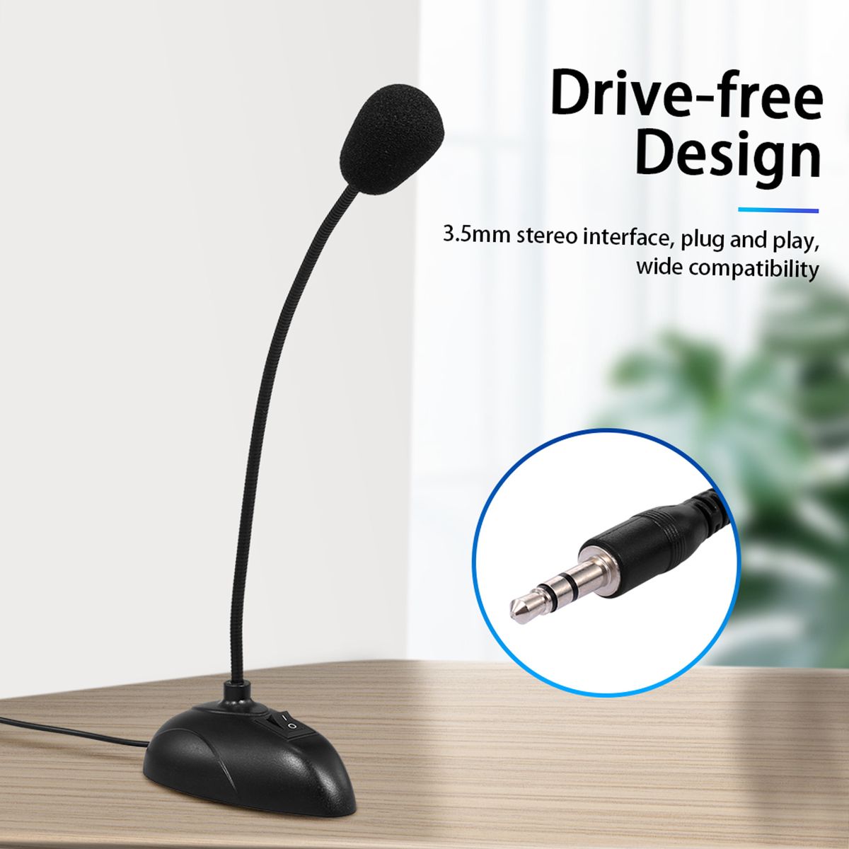 Computer Microphone Desktop Capacitive Microphone Wired