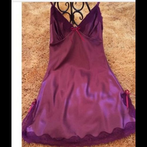 Transparent Sexy Night Wear Purple