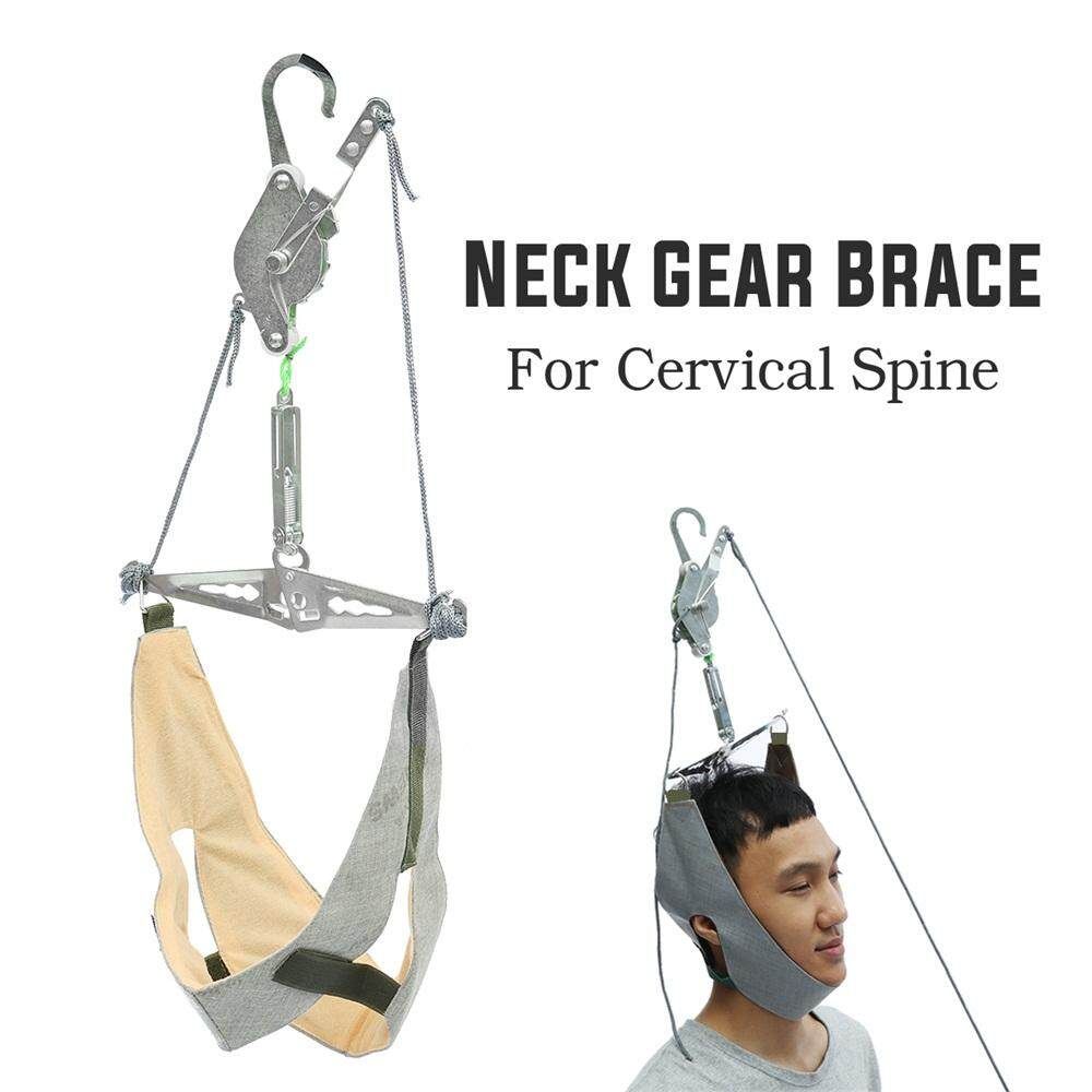 Adjustable Door Neck Gear Brace Home Hospital Cervical Spine Treatment