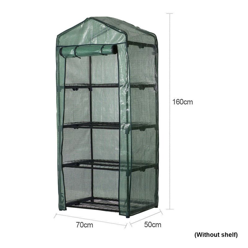 Plastic Greenhouse Cover 4 Tier Plastic Garden Greenhouse Replacement Covers With