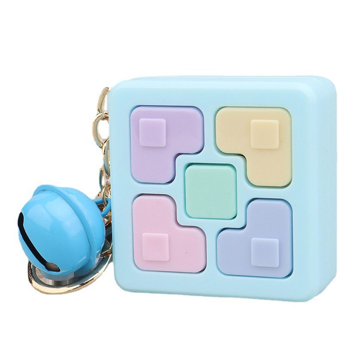 Key Chain Memory Game Machine Gaming Box Blue