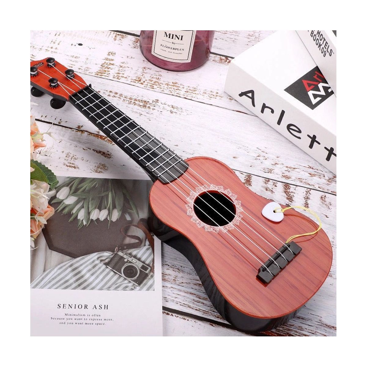 Guitar Instrument Mini Four Strings Can Be Played for Ea