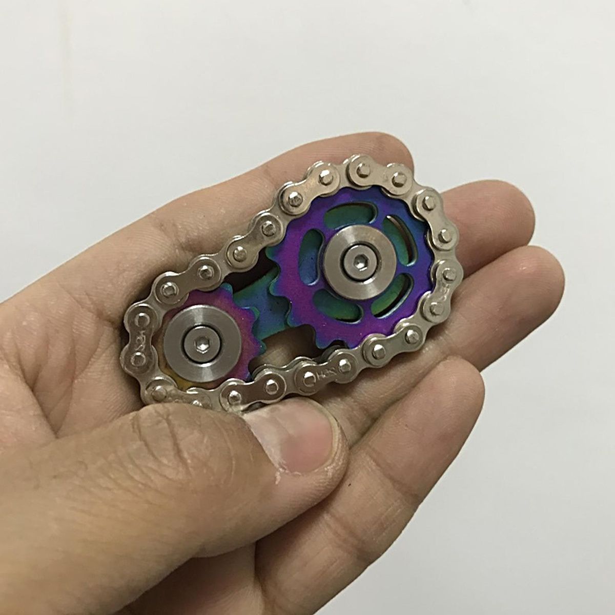 Fingertip Gear Chain Fingertip Sprocket EDC Metal Toy Gear Chain