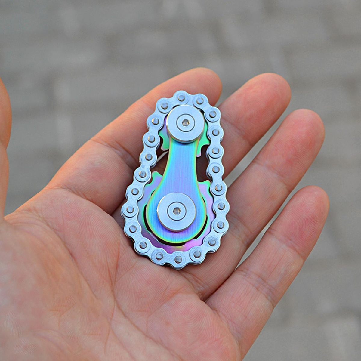 Fingertip Gear Chain Fingertip Sprocket EDC Metal Toy Gear Chain