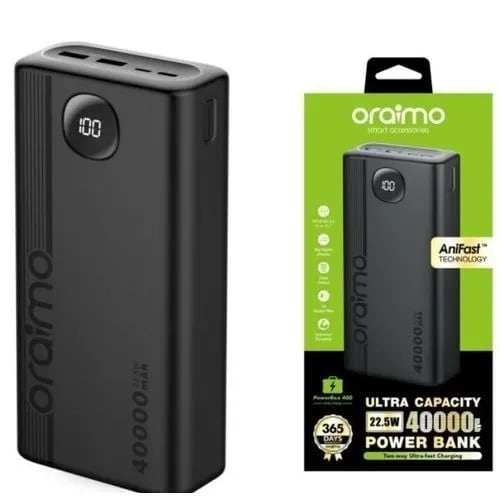 Two Way Ultra Fast Charging Power Bank - 40000mAh