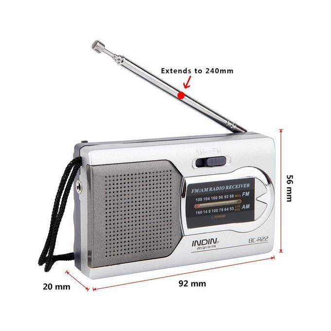 BC-R22 AM/FM Radio Mini Telescopic Antenna Radio World Receiver