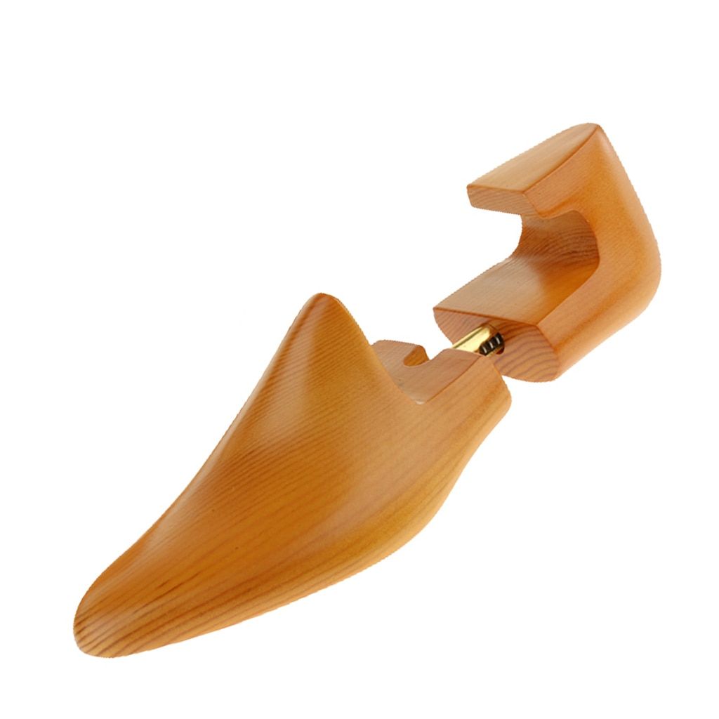 1 Pair Shoe Tree Womens Mens Adjustable Cedar Wood Shoes Width Extender Holder Shaper Keeper