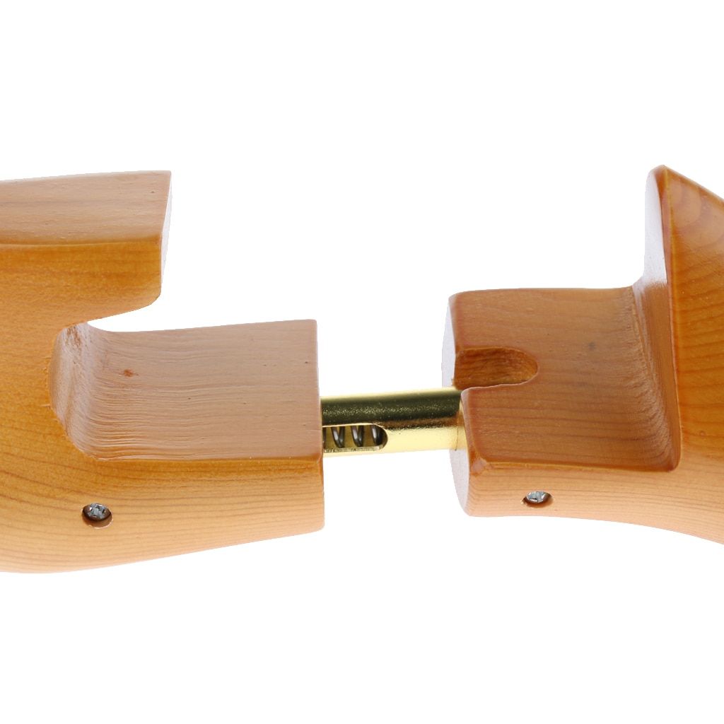 1 Pair Shoe Tree Womens Mens Adjustable Cedar Wood Shoes Width Extender Holder Shaper Keeper