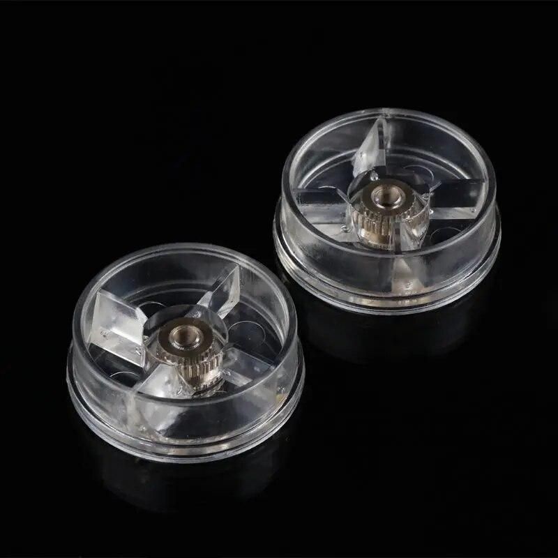 6pcs Replacement 2 Plastic Gear Base 4 Rubber Gear For Magic Spare Parts