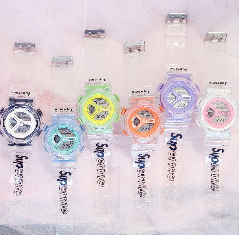 Girls Watch Colorful Electronic Watch Ladies Digital Watches