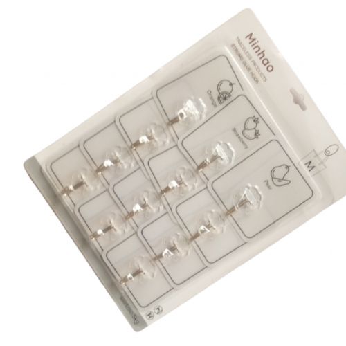 12 Pcs Self Adhesive Wall Hooks Adhesive Hooks For Hanging