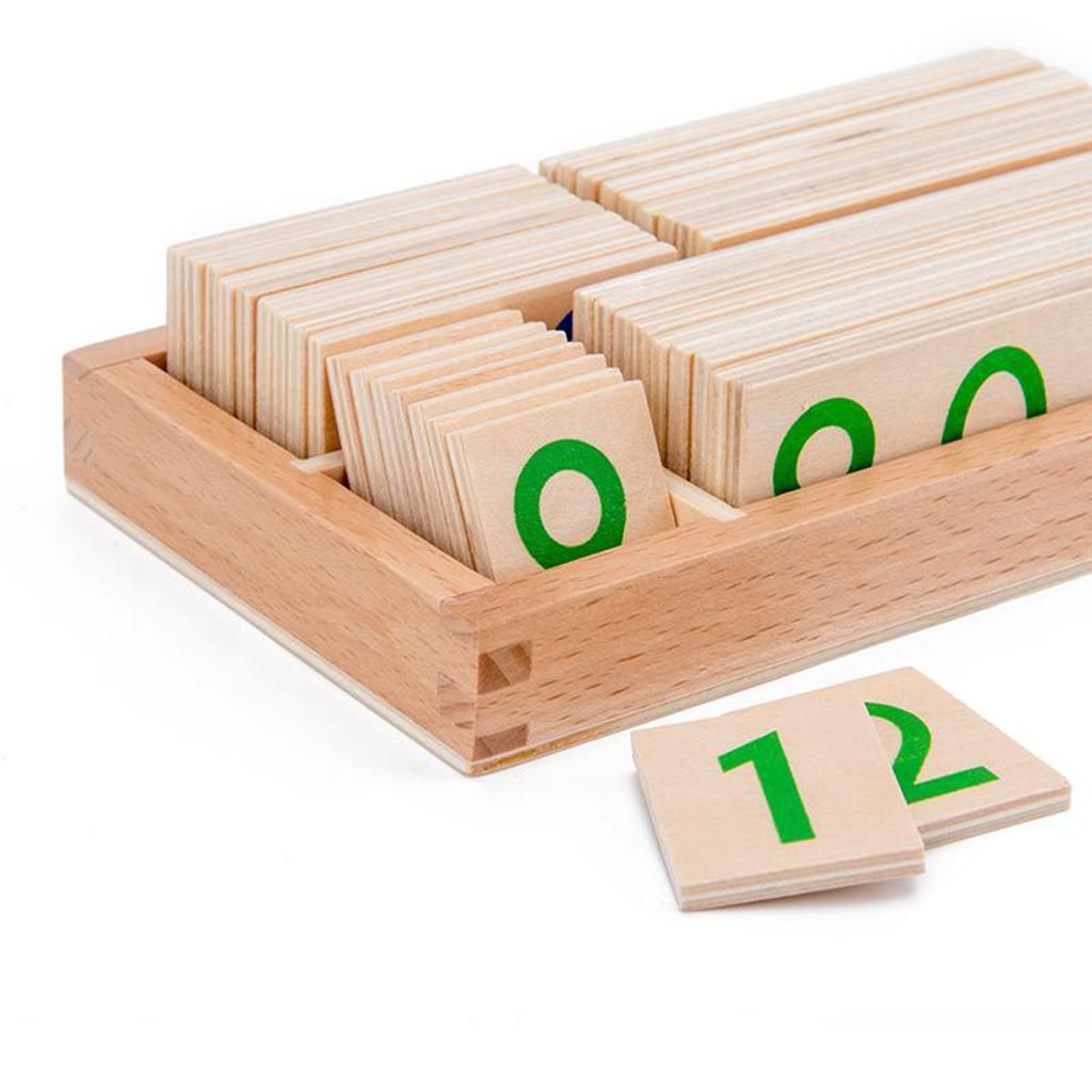 1-9000 Number Card Counting Cognition Teaching Aids For 3 4 5 Years