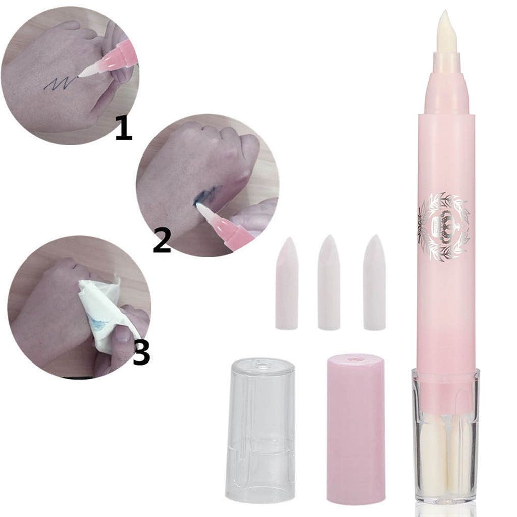 10x Pro Permanent  Tattoo Skin Marker Pen Marking Cleaner