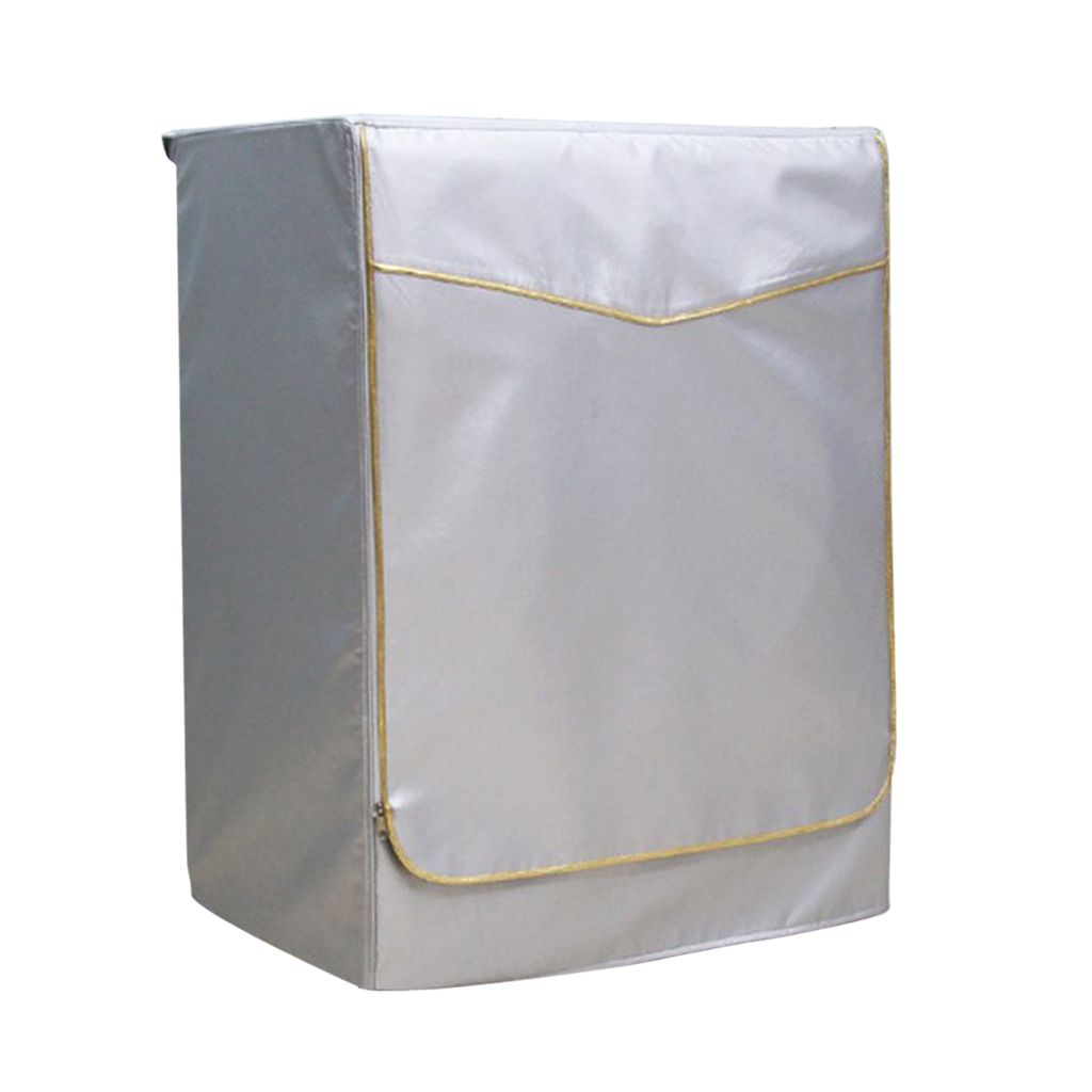 Coated Top Cover Washer Washing Machine Portective Dry Gold Zip On - L
