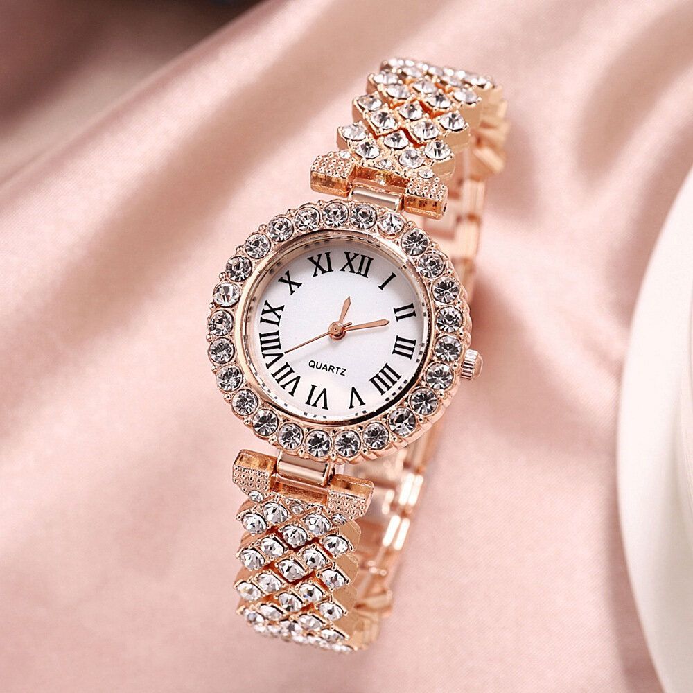 XSVO A07069 Women Gift Set 2pcs Elegant Luxury Style Quartz