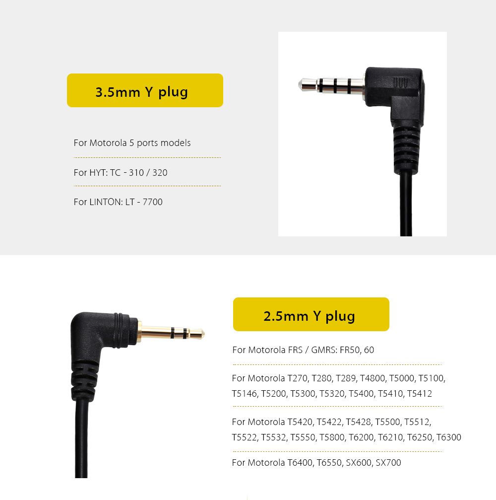 SH - 02K Air Acoustic Tube Mic Walkie Talkie Headset
