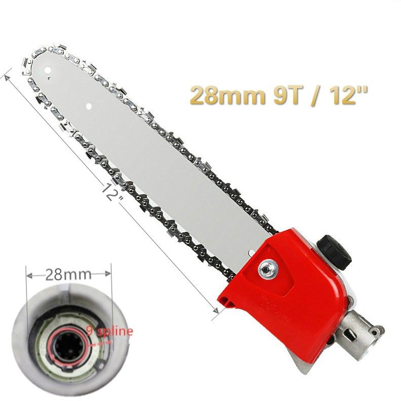 Lawn Mower/brush Cutter/weeder/hedge Trimmer Accessories,Tree/high Branch,gear Boxembly With Guide Chain