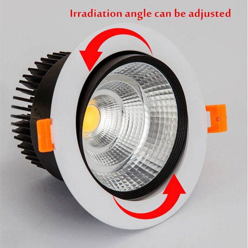 Unique Design White Plus Black Dimmable Recessed COB LED