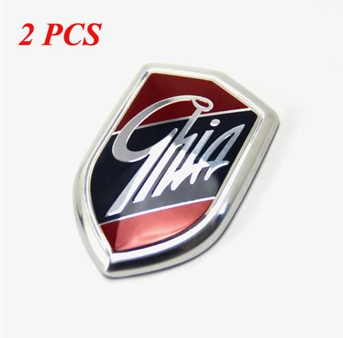 For Ford Focus 2 3 4 Mondeo Fiesta Ecosport Kuga Edge Explorer Everest Embl GHIA Side Shield Logo Marked Stickers