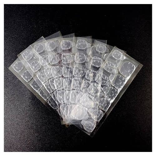 6 Pieces Press On Nails Jelly Glue Gum(12 Tab Each)
