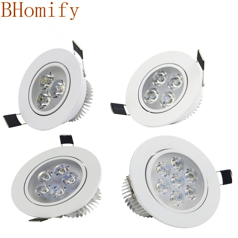 LED Dimmable Downlight Super Bright Recessed CREE 9W 12W
