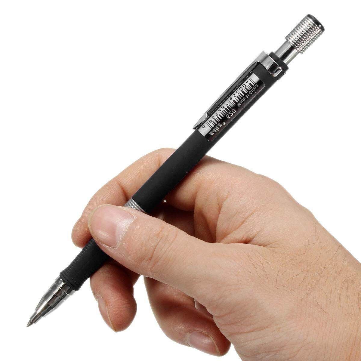 20pcs 2B 2.0mm Lead Holder Pen Automatic Mechanical Drafting Drawing Pencil Study Tool
