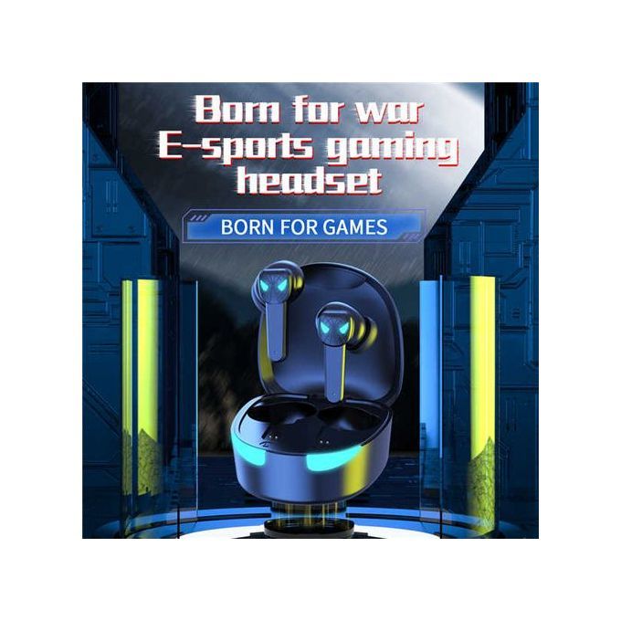 Wireless Headphones Bluetooth 5.0 Fingerprint Touch Earphones Mini In-Ear Sports Running Earplug
