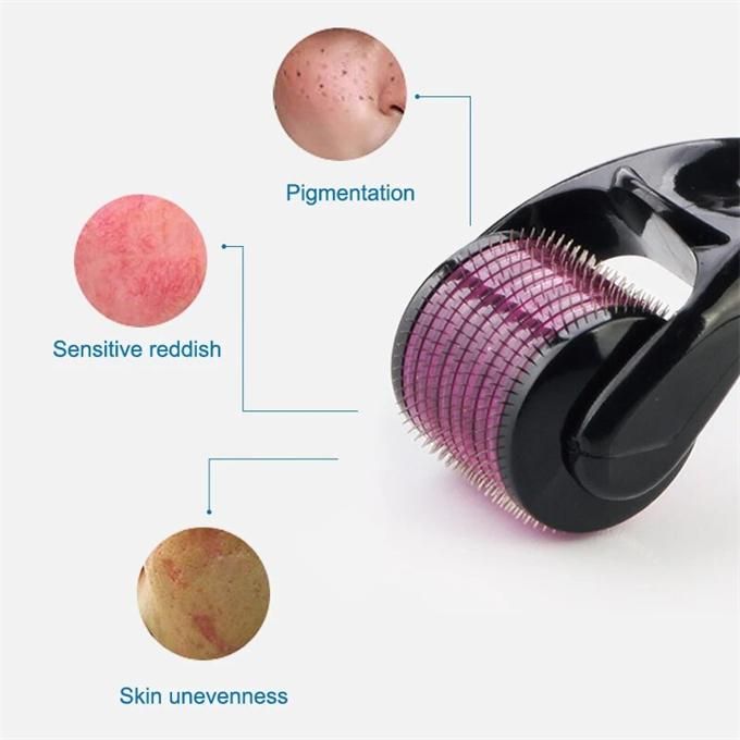 Health and beauty 540 microneedle derma roller instrument facial 0.40 mm titanium needle skin care tool
