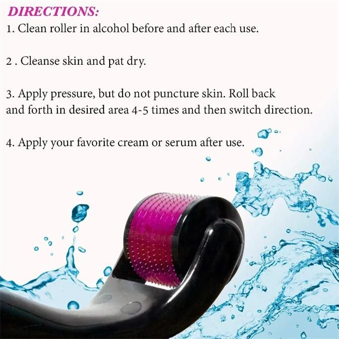 Skin Beard Hair Health Care Roller 0.91mm Face Body and Hair Growth Facial Roller Tool