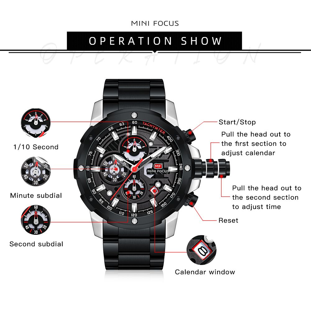 Watch Fashion Sports Men Quartz Watches For Male MF0401G.01
