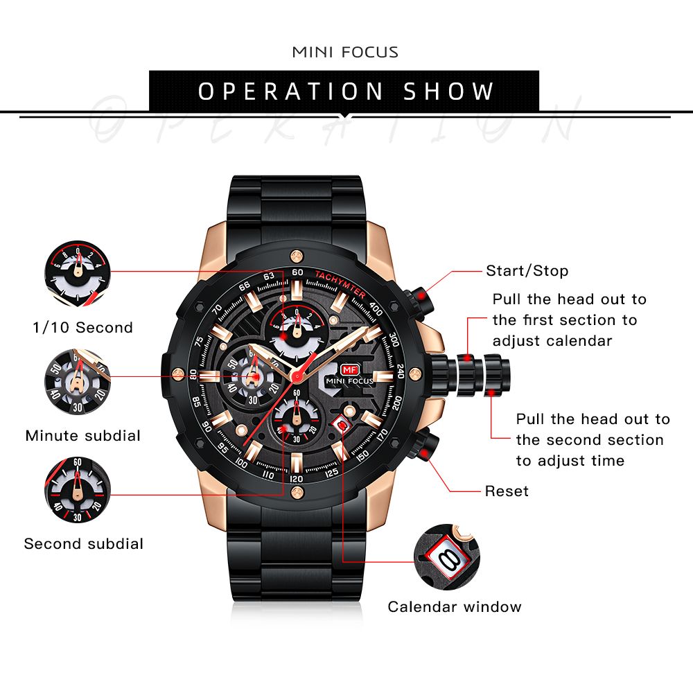 Watch Fashion Sports Men Quartz Watches For Male MF0401G.02