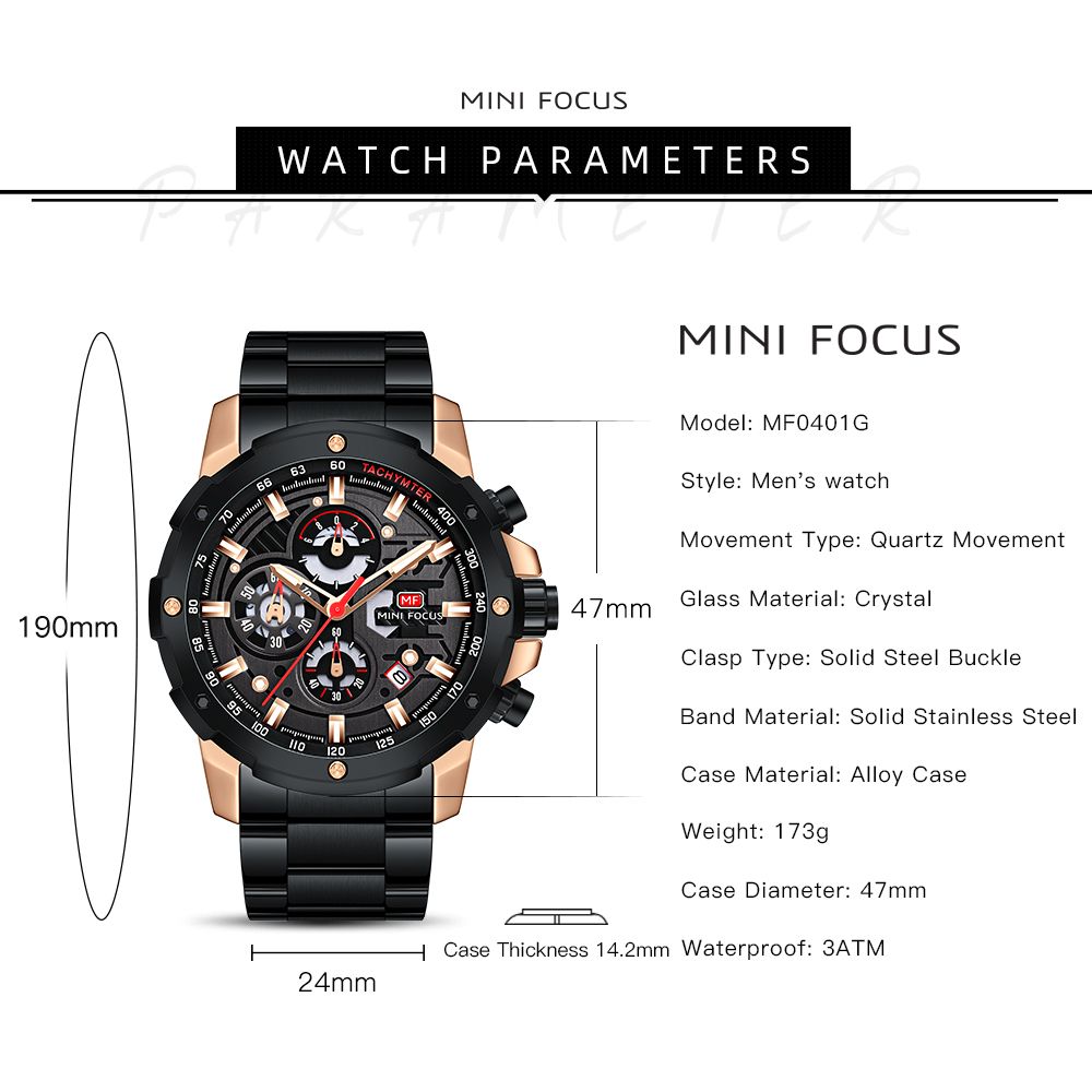Watch Fashion Sports Men Quartz Watches For Male MF0401G.02