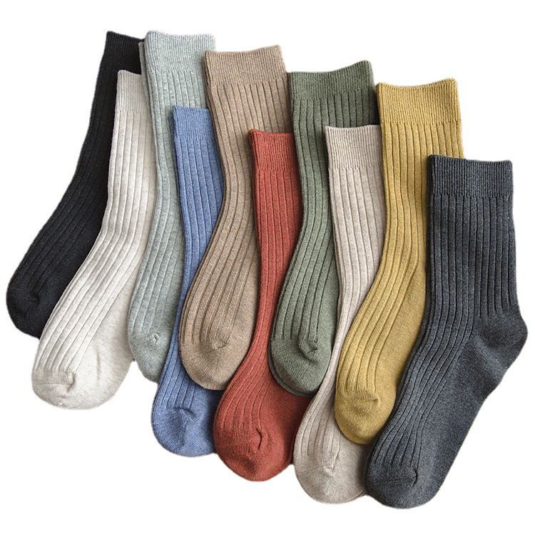 Women Spring Autumn Cotton Socks Casual Socks 10 Pairs
