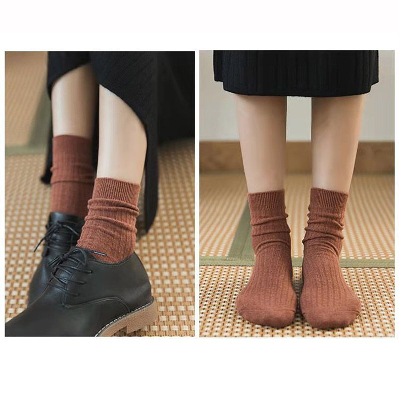 Women Spring Autumn Cotton Socks Casual Socks 10 Pairs