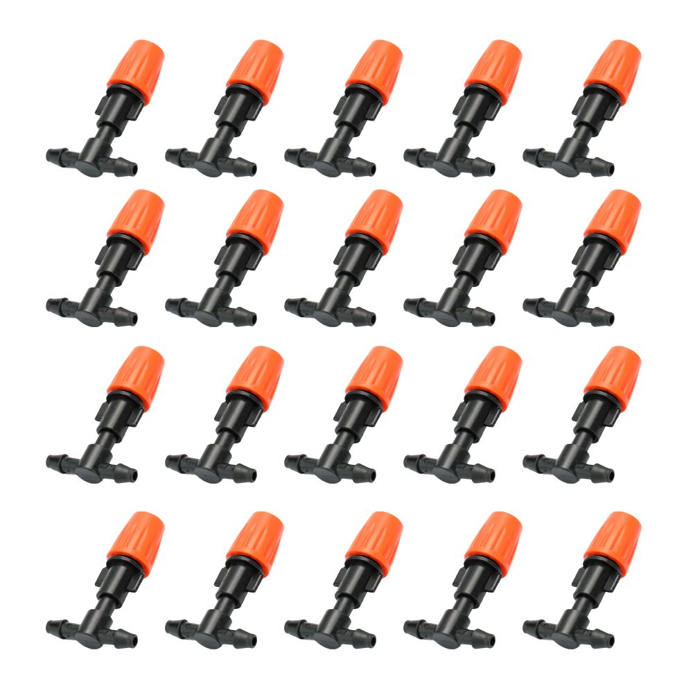 20pcs Small Size Plastic Adjustable Sprayer Nozzles Suits