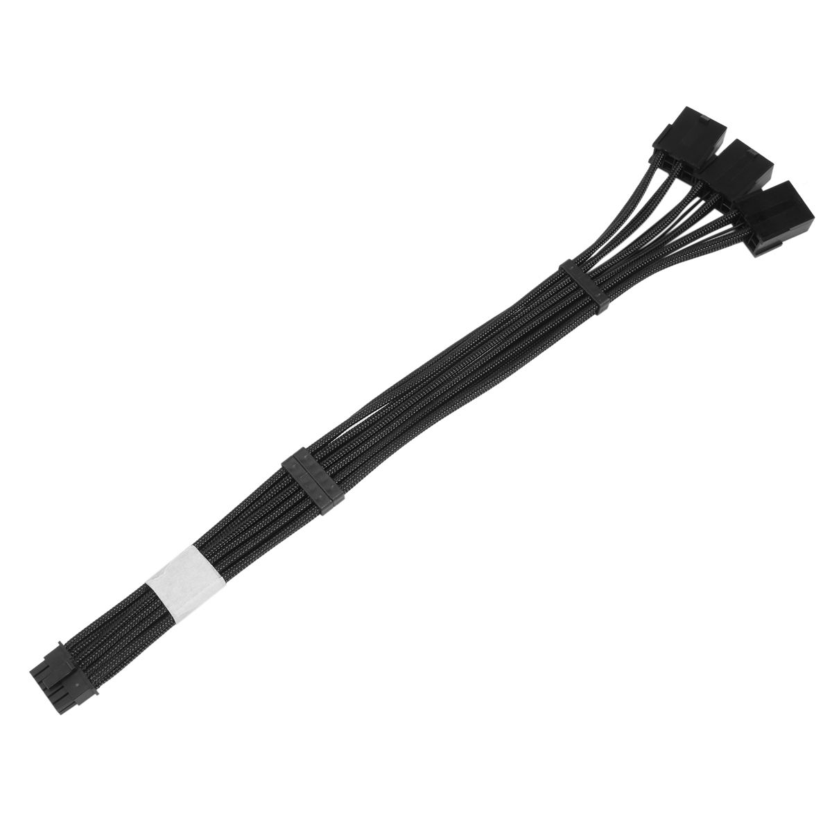 PCIe 50 Extension Cable 12VHPWR 16Pin124 to 3X8Pin PCI-E 50 Sleeved Cable Compatible for GPU 3090Ti & RTX 4080 4090