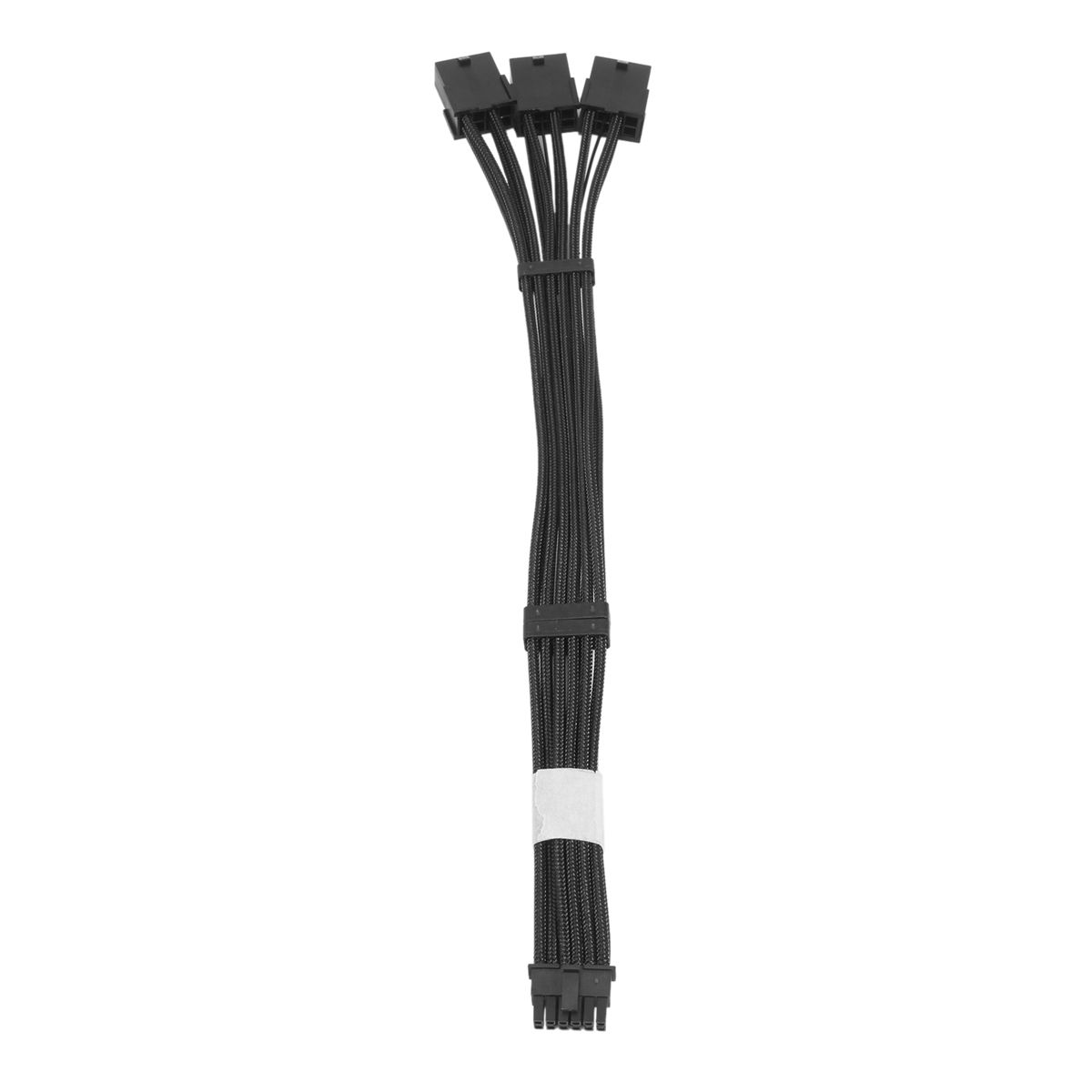 PCIe 50 Extension Cable 12VHPWR 16Pin124 to 3X8Pin PCI-E 50 Sleeved Cable Compatible for GPU 3090Ti & RTX 4080 4090
