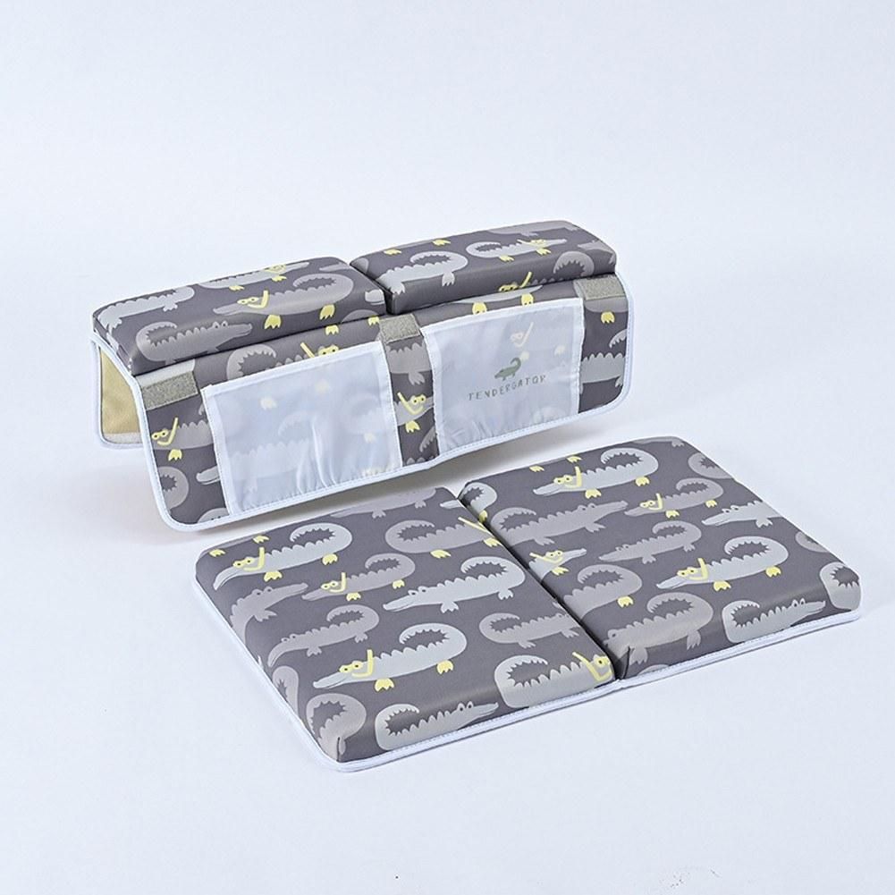 Home Bathroom Baby Bath Kneeler Elbow Rest Pad Bathtub Kneeling Mat Professional Baby Bathing Accessory
