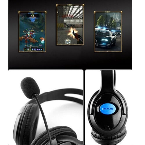 USB Gaming Headset For Computer PS4/XBOX One With Noise Canceling
