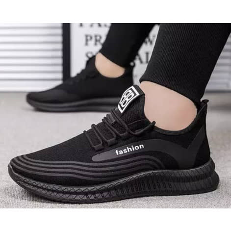 Unisex Trendy Sports Sneakers - Black