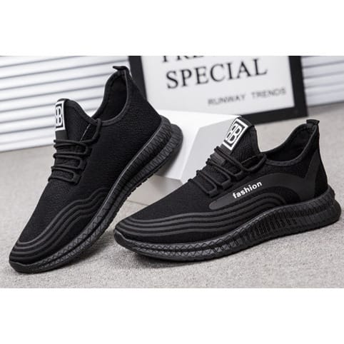 Unisex Trendy Sports Sneakers - Black