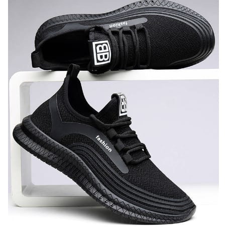 Unisex Trendy Sports Sneakers - Black