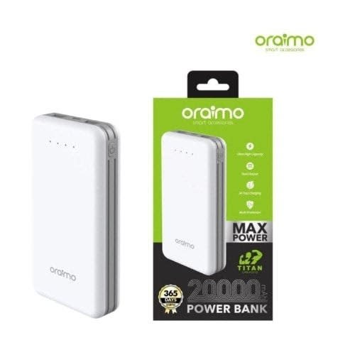 Oraimo Power Bank - 20000mah