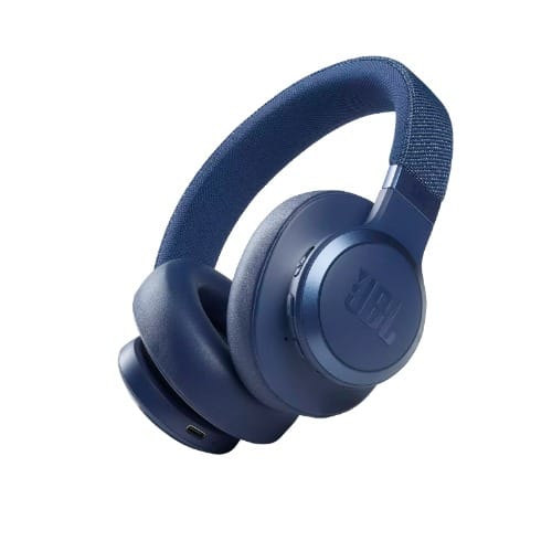 Noise Canceling Wireless Over - Ear Headphones  - Live 660nc  - Blue