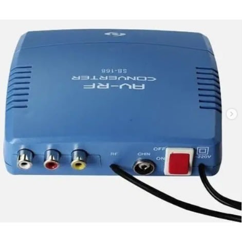 Rf Modulator Av-rf Av-tv Converter Rca Ant Input To F Type Coax Output Dvd