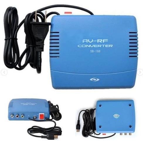 Rf Modulator Av-rf Av-tv Converter Rca Ant Input To F Type Coax Output Dvd